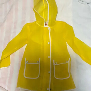 ⚡️Hunter for Target Toddler Yellow Hooded Raincoat (3T)